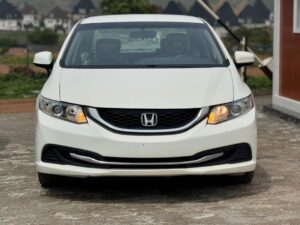 DIRECT BELGIUM 🇧🇪 SNOW WHITE  ❄️ 2015/2016 HONDA CIVIC 〽️ CAR IS VERY CLEAN WITH NO ACCIDENT HISTORY AND COMES WITH GENUINE 2026 CUSTOMS DUTY 📑 _Price💰13.000.000 Million Only_