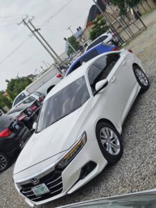 Honda accord 2018 model available for inspection and payment going for 17m only accident free