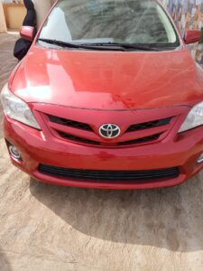 Distressed Toyota Corolla 2012/13 model unregistered few months used @7,950m to the owner buyer settle 200k Abuja
