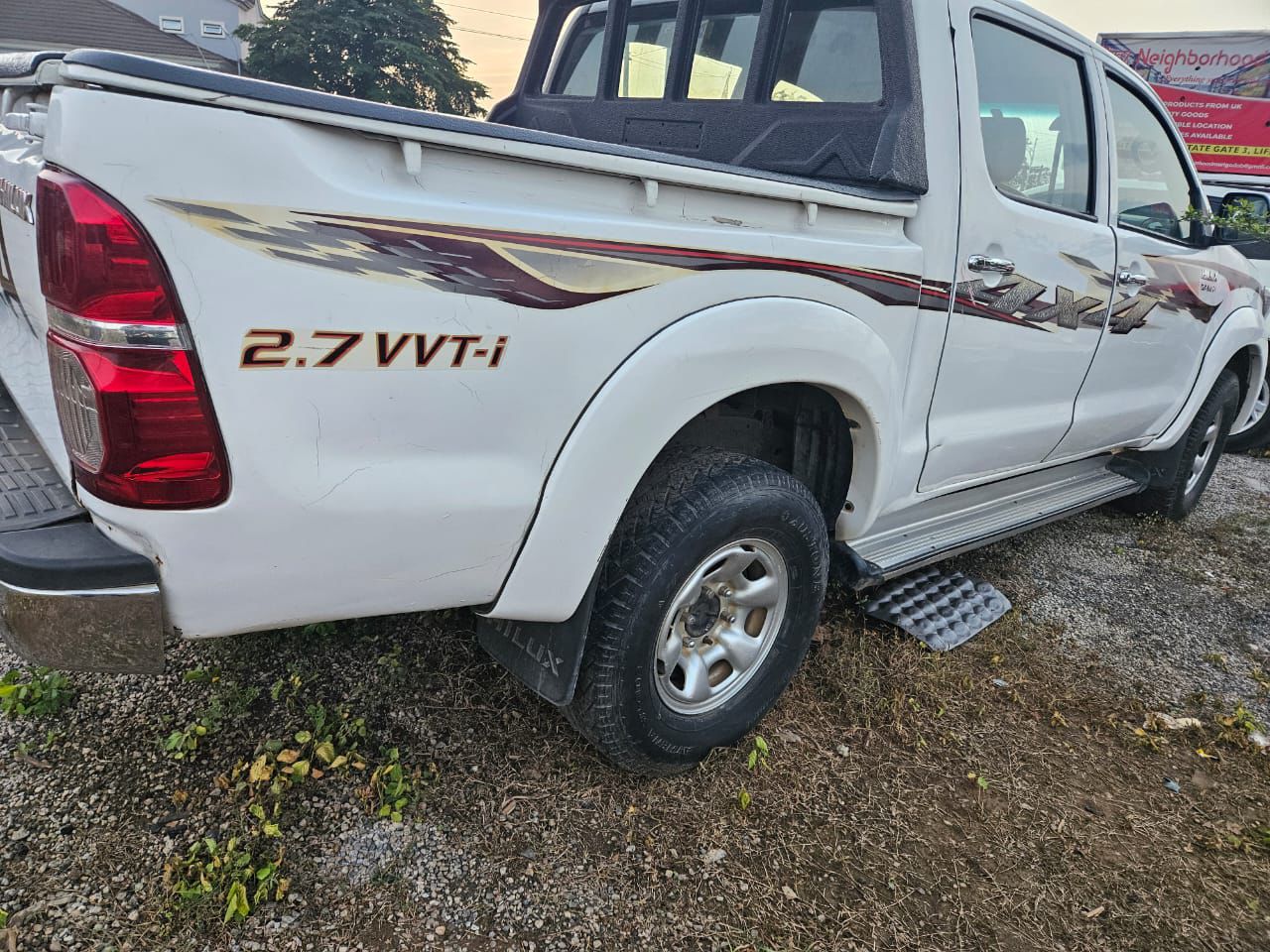 
								Extremely Clean Nigeria Used DRIVEN TOYOTA HILLUX MANUAL V4 2012 FIRST BODY ACCIDENT FREE ₦12.5m. Location; Abuja full									