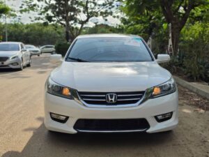 New in: Extremely clean First body foreign used 2014 Honda accord EXL double screen with sweet black interior, Keyless Sunroof going for just 14m 200k sambo
