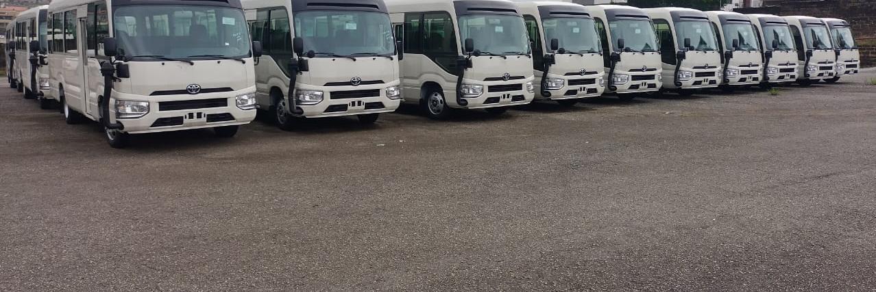 
								25 units of Brand new  coaster buses NOT BULLETPROOF live with me in Abuja  📍Pricek N125m Net each NOT NEGOTIABLE full									