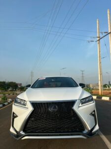 Good Deal‼️‼️‼️ Grade A (Accident Free) Foreign Used 2017 Lexus Rx350 (Fsport) car is in pristine condition fullest option (Keyless Mouse & Open Roof) with original 2026 entry duty going for just 57.5m with sambo with me Lugbe Abuja📍 ZERO CHAIN DEAL