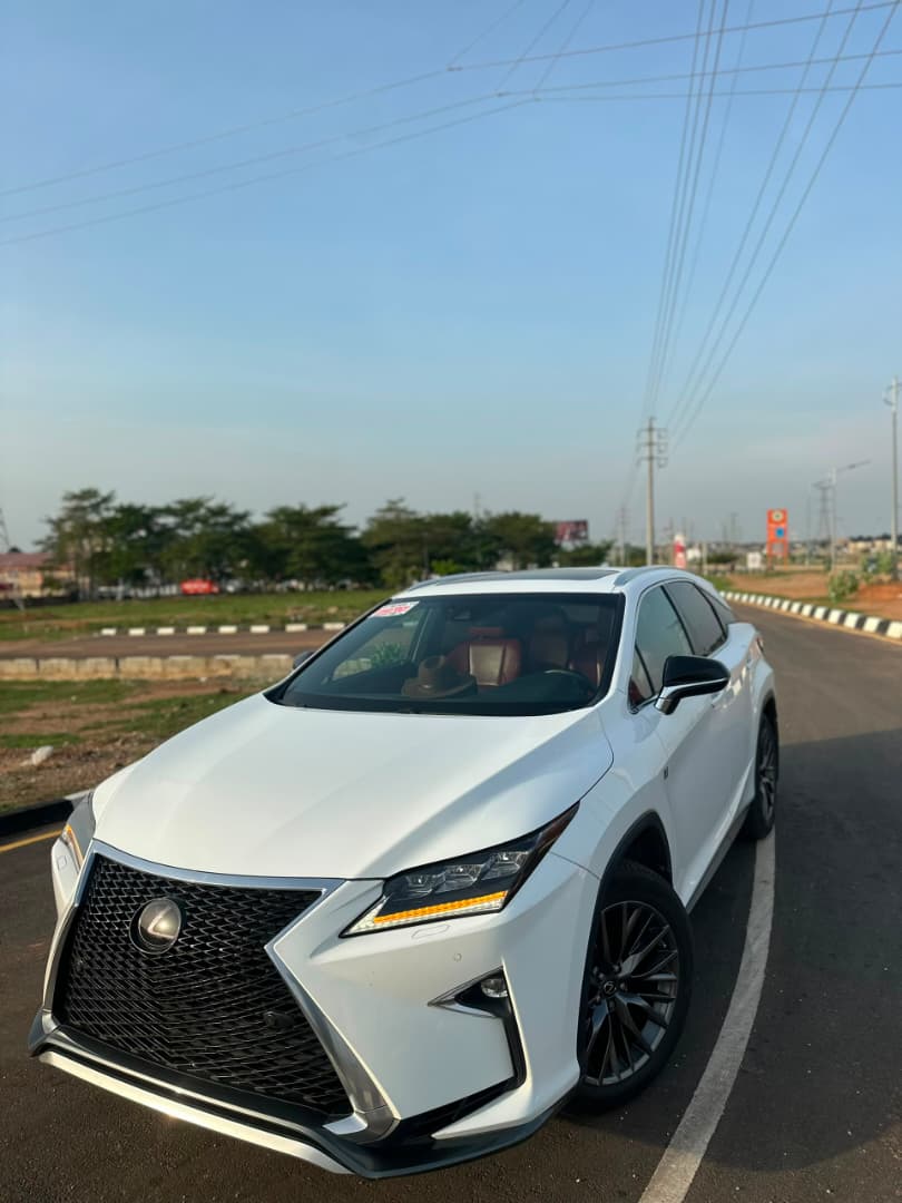 
								Good Deal‼️‼️‼️ Grade A (Accident Free) Foreign Used 2017 Lexus Rx350 (Fsport) car is in pristine condition fullest option (Keyless Mouse & Open Roof) with original 2026 entry duty going for just 57.5m with sambo with me Lugbe Abuja📍 ZERO CHAIN DEAL full									
