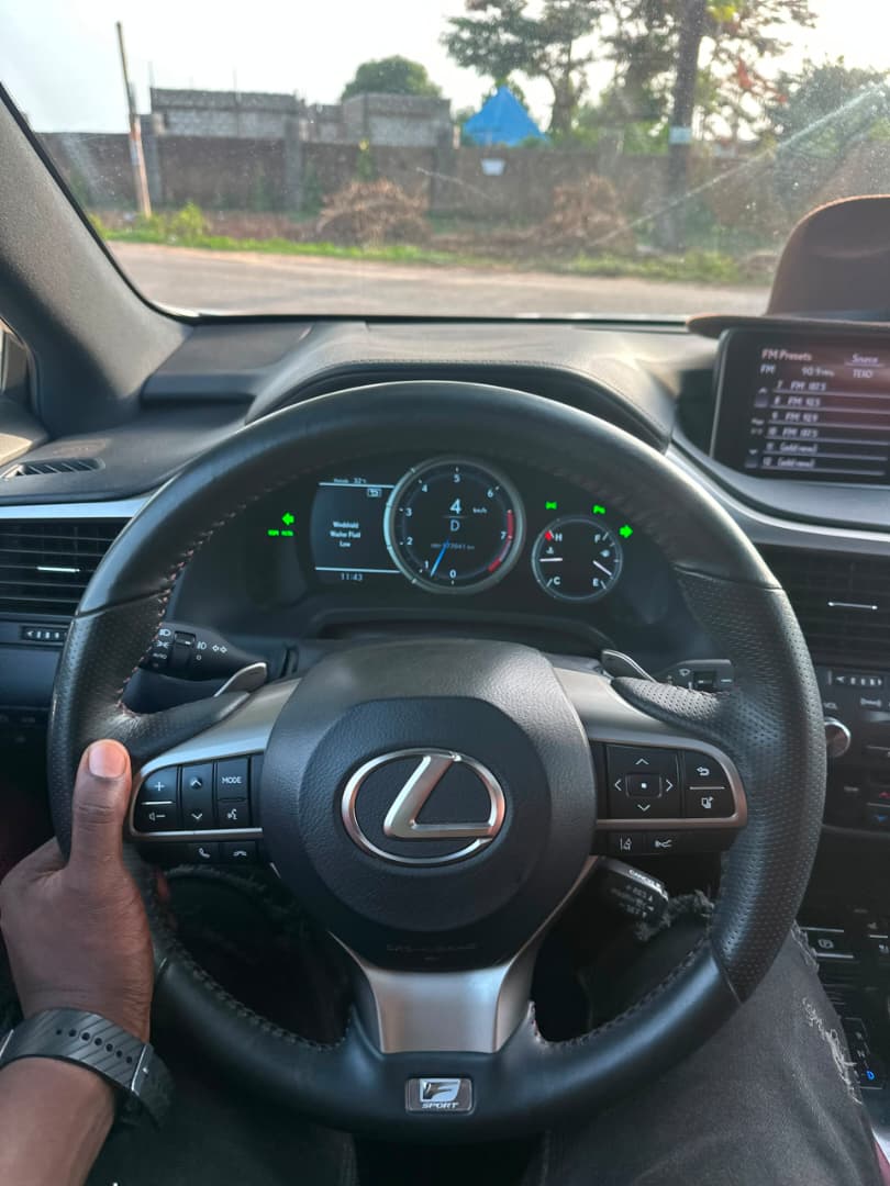 
								Good Deal‼️‼️‼️ Grade A (Accident Free) Foreign Used 2017 Lexus Rx350 (Fsport) car is in pristine condition fullest option (Keyless Mouse & Open Roof) with original 2026 entry duty going for just 57.5m with sambo with me Lugbe Abuja📍 ZERO CHAIN DEAL full									