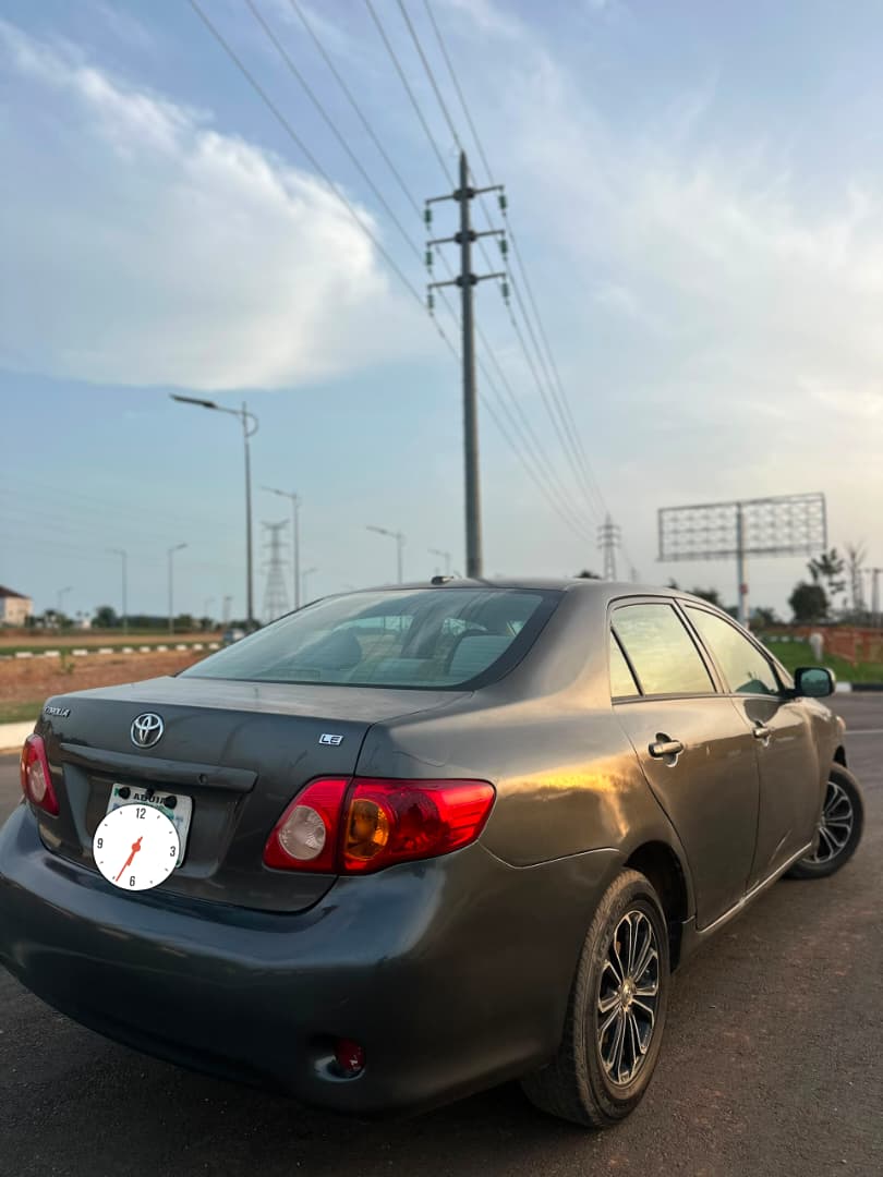 
								Giveaway Deal‼️‼️‼️ Grade A Carefully Used 2009/10 Toyota Corolla (Le) car is first body still in pristine condition (Nothing To Fix) with original duty going for just 7.2M LAST WITH ONLY 200K SAMBO with me Lugbe Abuja📍 ZERO CHAIN DEAL full									