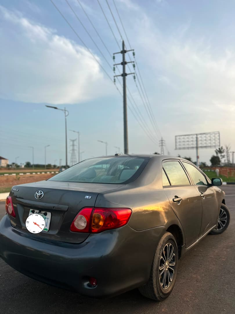 
								Giveaway Deal‼️‼️‼️ Grade A Carefully Used 2009/10 Toyota Corolla (Le) car is first body still in pristine condition (Nothing To Fix) with original duty going for just 7.2M LAST WITH ONLY 200K SAMBO with me Lugbe Abuja📍 ZERO CHAIN DEAL full									
