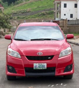 2009 TOYOTA MATRIX,FIRST BODY PAN,UNTOUCHED ENGINE AND GEARBOX,AC CHILLING VERY WELL,NOTHING TO FIX ON THE CAR,BUY AND DRIVE  GOING FOR 6.7M