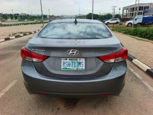 Few Months used 2012Hyundai Elantra with untempered engine and gear, chilling A.C@6.7m naira only,  Manual transmission Location Abuja.