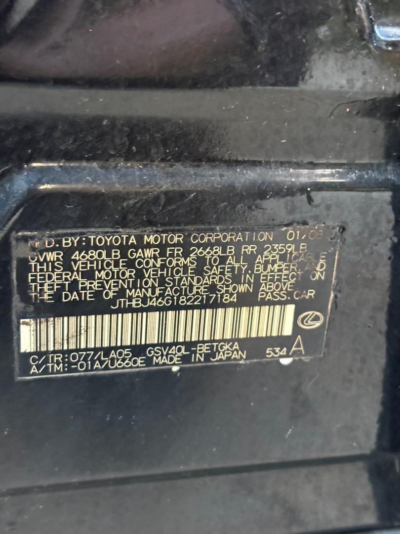 
								Quick Sale Lexus ES350 2008 with sound engine and gear, ac is freezing 🥶 with original duty✅ 🏷️6M Net 📍Gwarimpa Abuja📍 full									