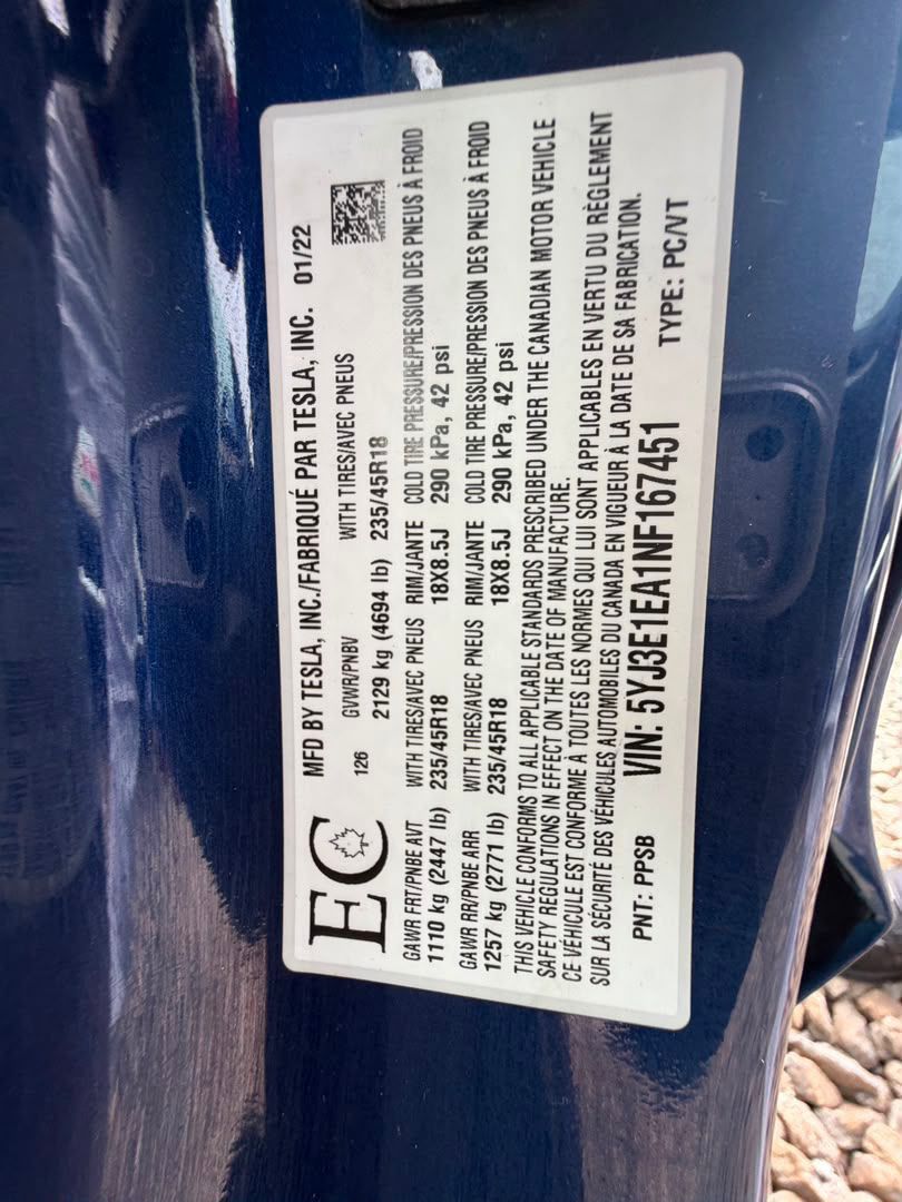 
								2022 FOREIGN USED TESLA MODEL 3 WITH ORIGINAL DUTY GOING FOR  🏷️65M NET 📍ABUJA DEAL📍 full									