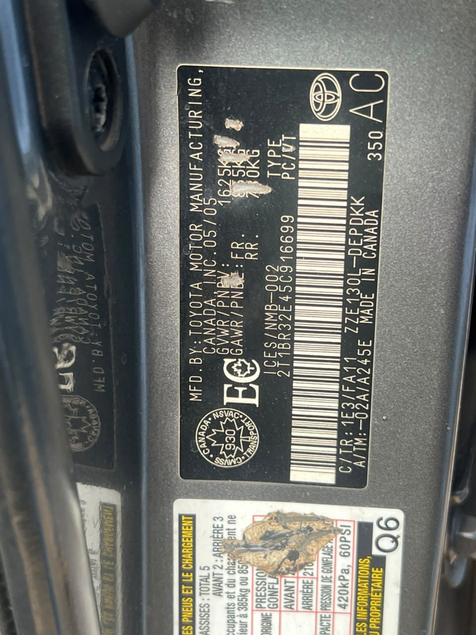 
								BELGIUM STANDERD TOYOTA COROLLA 2006 MODEL USED TEMOSTART INTACT INDOMI INTACT, FACTRY FOLLOW COME AC UNTEMPERD ENGINE AND GEAR GOING FOR 6.1m ABUJA DEAL full									