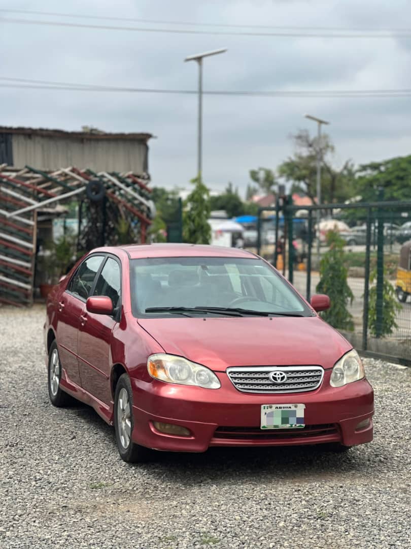 
								Super clean 2006 Toyota Corolla Sport Edition with original documents and fully untempered engine and ac is chilling very clean interior everything is working perfectly buy and drive. Fre 💰 5.6 million naira only 📍 Abuja full									