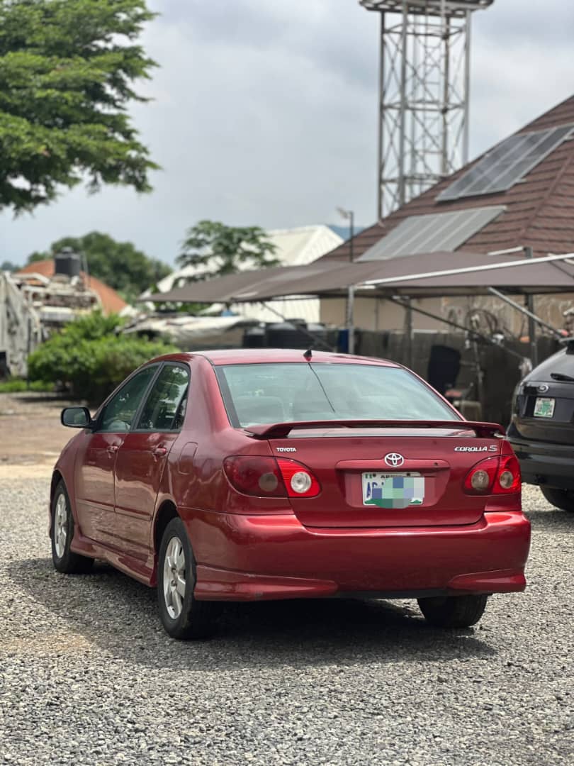 
								Super clean 2006 Toyota Corolla Sport Edition with original documents and fully untempered engine and ac is chilling very clean interior everything is working perfectly buy and drive. Fre 💰 5.6 million naira only 📍 Abuja full									