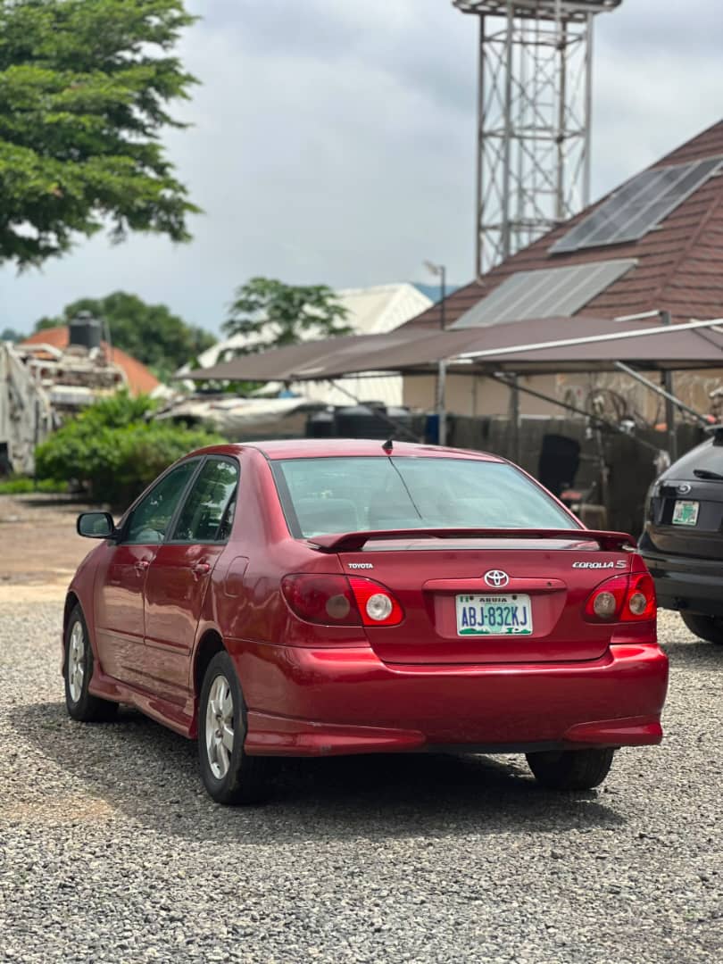 
								Super clean 2006 Toyota Corolla Sport Edition with original documents and fully untempered engine and ac is chilling very clean interior everything is working perfectly buy and drive. Fre 💰 5.6 million naira only 📍 Abuja full									