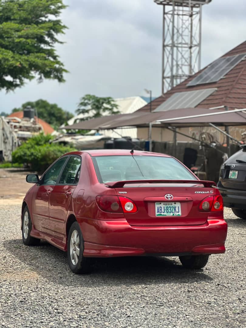 
								Super clean 2006 Toyota Corolla Sport Edition with original documents and fully untempered engine and ac is chilling very clean interior everything is working perfectly buy and drive. Fre 💰 5.6 million naira only 📍 Abuja full									