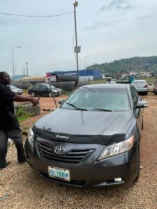 Distress clean 9ja used🔥 2008 TOYOTA CAMRY muzle with untempered SYSTEM   duty 💯 Engine and gearbox 💯but ac needs small attention  Price:5.7m Location Gwarinpa Abuja