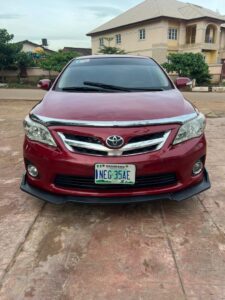 2012 Toyota Corolla S Available for urgent pickup Engine and gear is untampered Ac chilling Perfectly going for 7.8M Location Nyanya Abuja