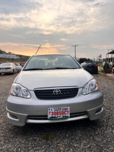 SHARP TOYOTA COROLLA SPORT 2006 AVAILABLE NOW FOR QUICK DEAL  EVERYTHING WORKING FINE UNTEMPERED ENGINE AND GEAR CHILLING AC  6 MILLION ONLY