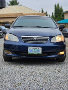 Distress alert ⚠️  Toyota Corolla LE 2006 With complete untempered engine and gear Ac chilling well Original duty  👉5.5m buyer settle 100k  Location Abacha road Nyanya Abuja deal Car is with me directly