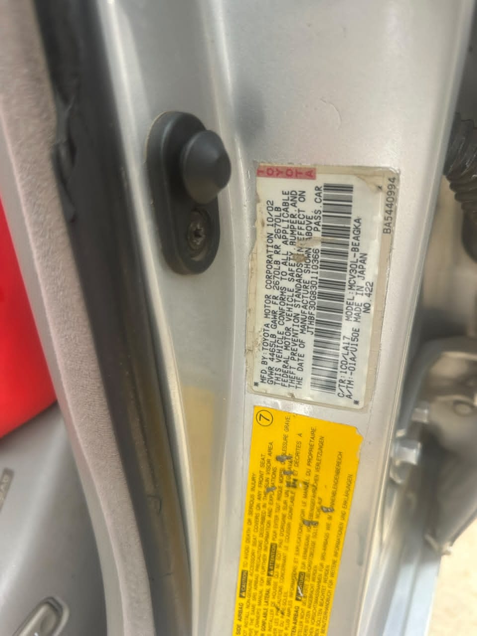 
								clean used Firstbody 2003 Es300 Lexus with untampered engine & gear & ac for N4.5m, pls add sambo full									