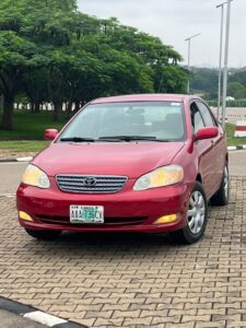 Belgium escape Toyota Corolla 2007 engine and gearbox untempered AC chilling going for 6.7m Location Abuja deal