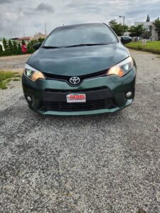 FOREIGN USED TOYOTA COROLLA 2015 2026 DUTY  JULY ENTRY GOING FOR 15M ABUJADEAL