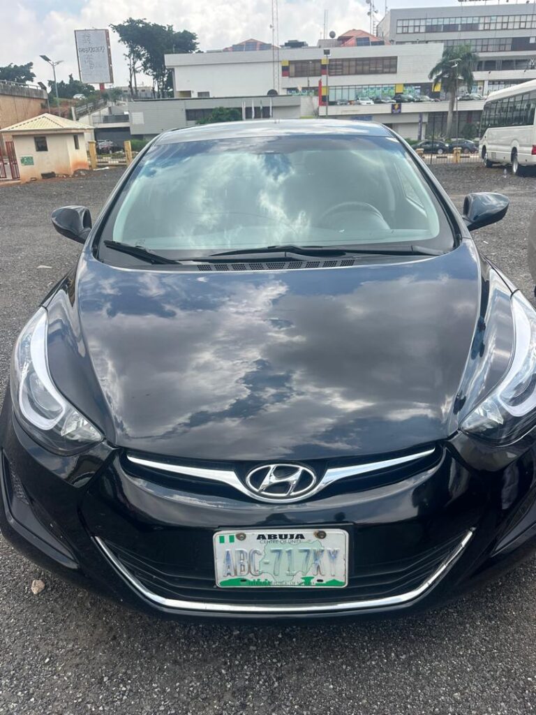 Extremely clean used 2015 model Hyundai Elantra perfectly working going for only 8.5M NET ABUJA