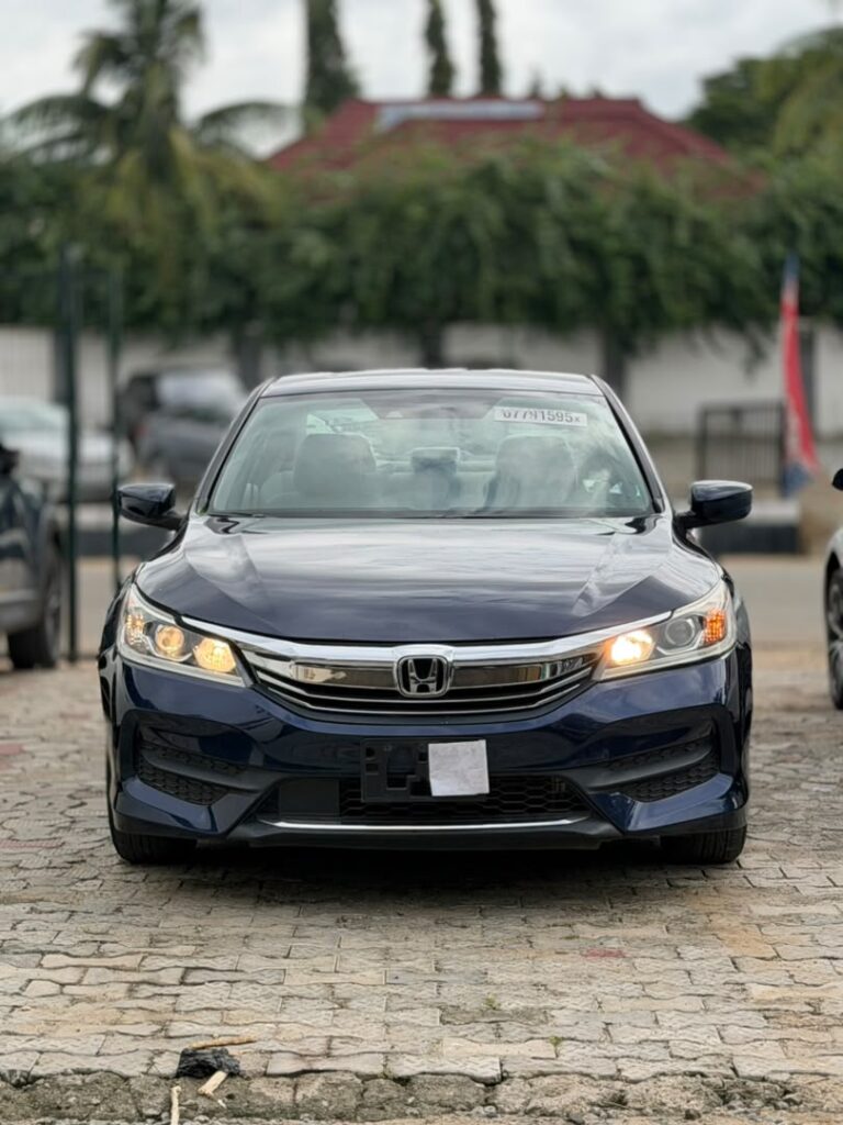 CLEAN FOREIGN USED 2016 HONDA ACCORD WITH COLLISION SENSOR AND LANE KEEP ASSIST  PRICE: 13M NET