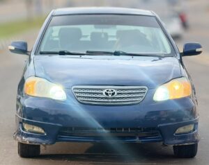 NEATLY USED 2007 TOYOTA COROLLA S IN GOOD CONDITION WITH PROPER DOCUMENTATION UNTAMPERED SYSTEM GOING FOR 5.5M ABUJA DEAL
