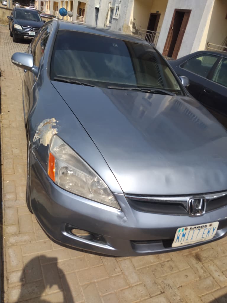 
								Giveaway Deal‼️‼️‼️ Carefully Used 2007 Honda Accord DC car is in pristine condition (Nothing To Fix) Ac chilling with proper documentation going for just 3.6m Net Add sambo with me Lugbe Abuja📍 ZERO CHAIN DEAL full									
