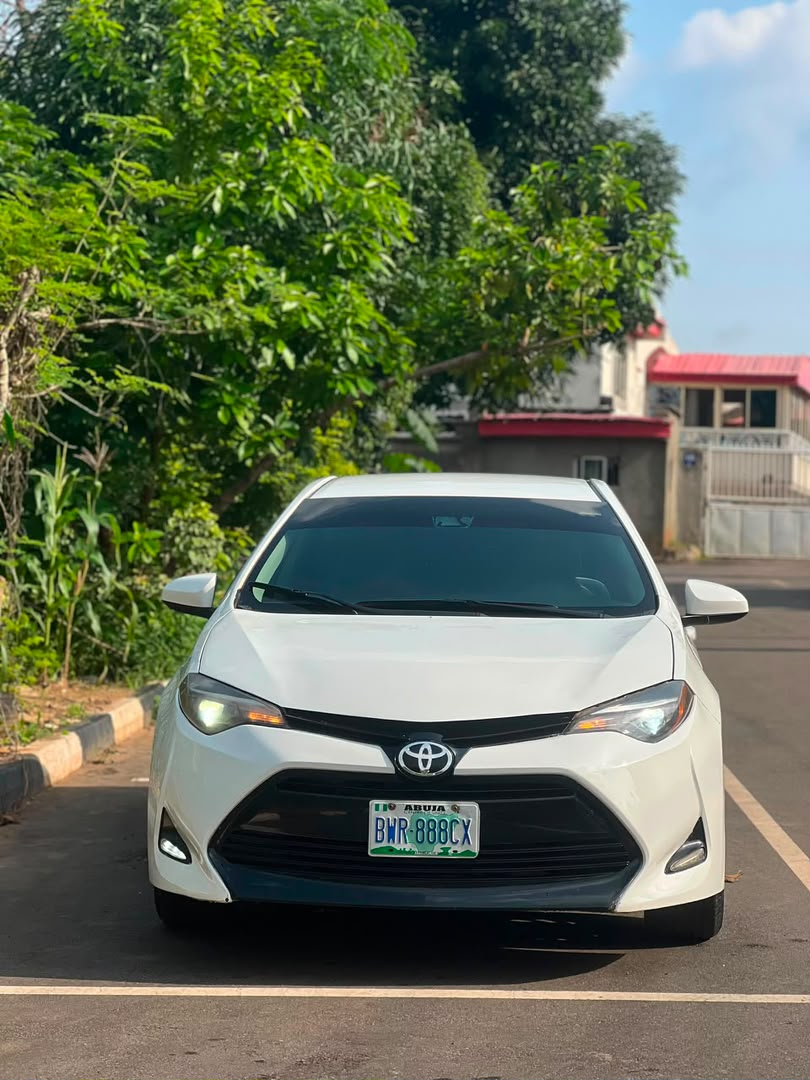 
								FIRST GRADE 2017 TOYOTA COROLLA IN GOOD CONDITION WITH DUTY   PRICE: 10.7M   ABUJA DEAL📍  NATIONWIDE DELIVERY AFTER PROPER INSPECTION AND FULL PAYMENT full									