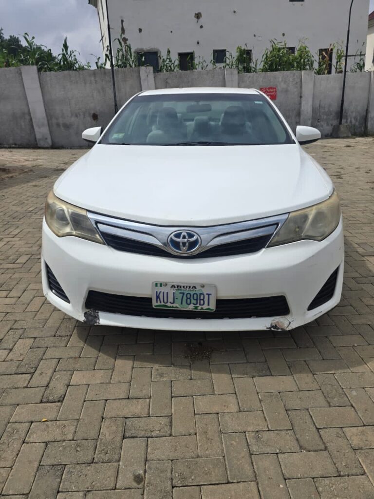First body hybrid Toyota camry 2014 with untermperd system 7.3m abujadeal