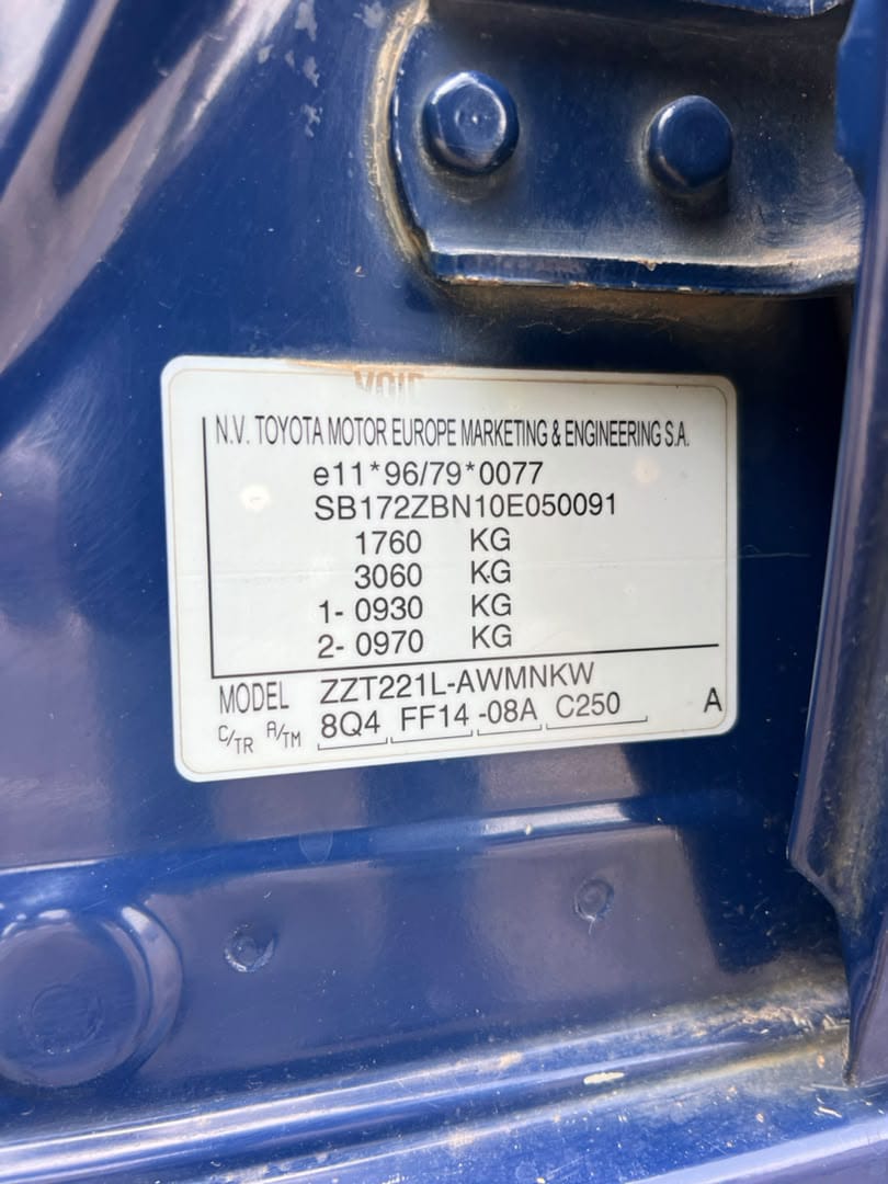 
								Belgium escaped Toyota avensis wagon with original first body and with untemperd Corolla engine and gear AC chilling going for #4m only Abuja deal full									