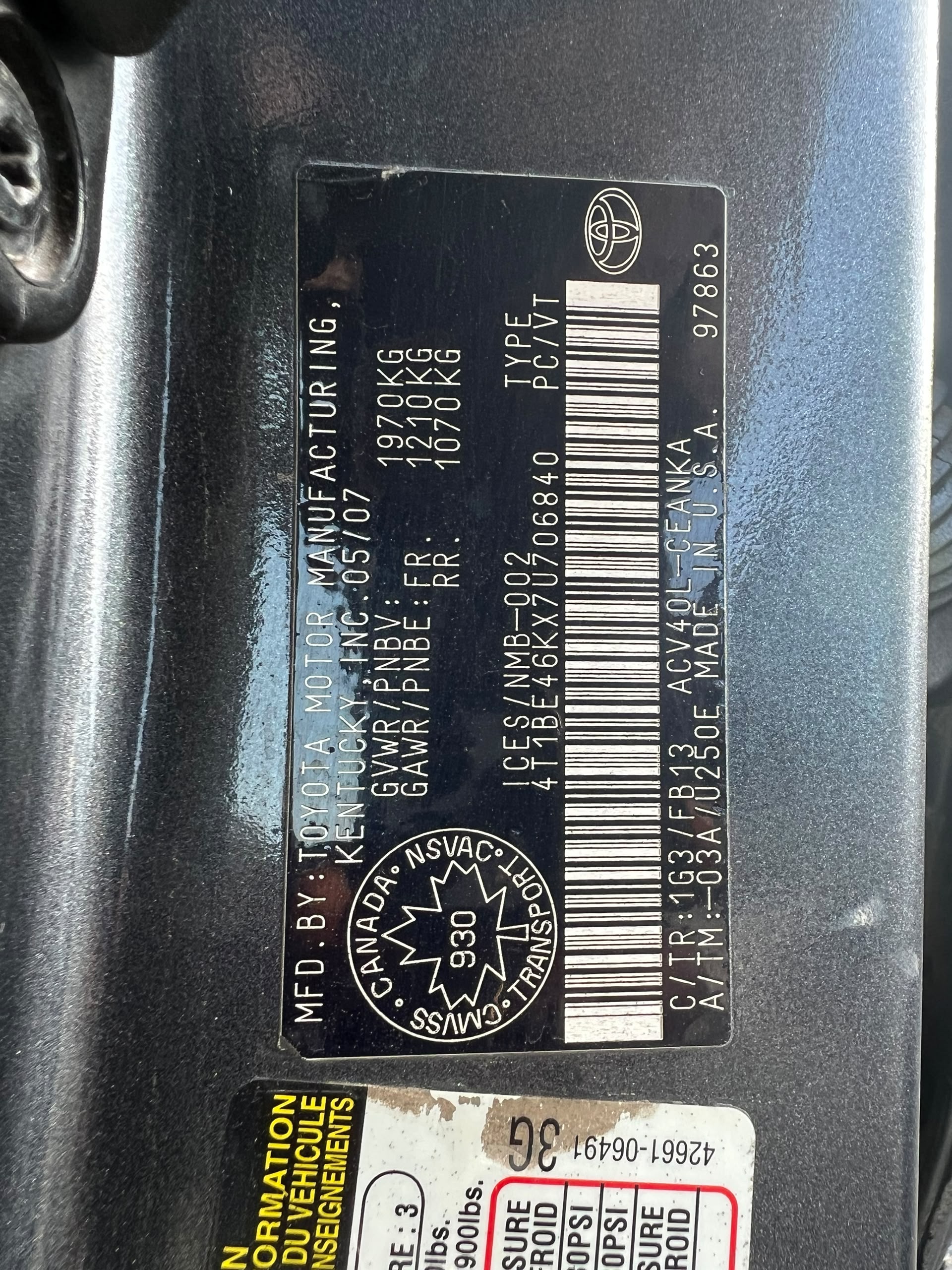 
								2007 Toyota Camry Muscle LE Everything working, with duty  Going for 5.7M  Location: Abuja full									