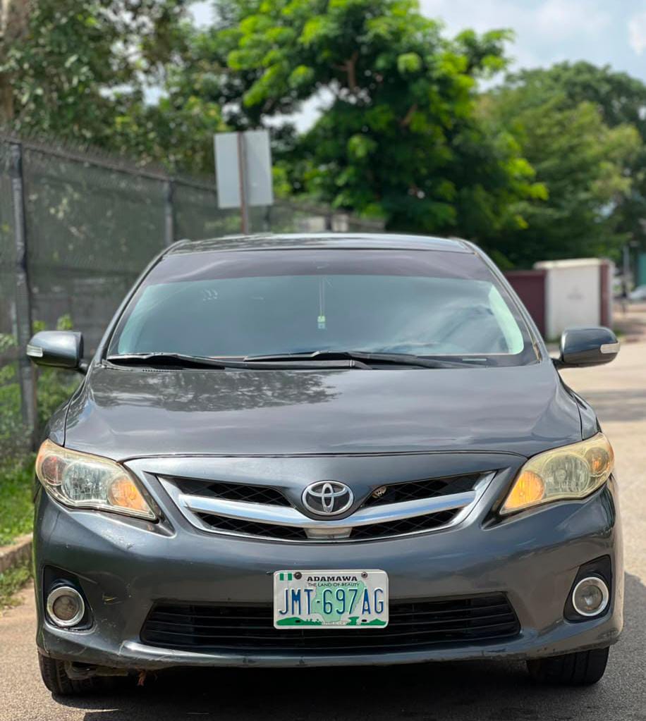 
								EXTREMELY SHARP 2012 TOYOTA COROLLA LE WITH PROPER DOCUMENTATION GOING FOR 6.7M ONLY LOCATION ABUJA full									