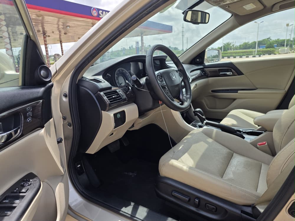 
								Highest Grade Foreign Used fullest option 2017 Honda Accord EXL Keyless, Sunroof, Double screen, Reverse Camera, Apple Carplay/Android Auto with July 2026 Duty going for just 16.5m Only. full									