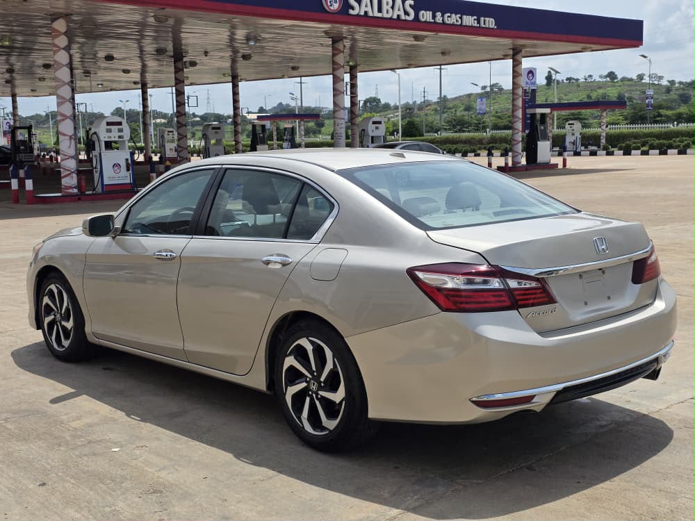
								Highest Grade Foreign Used fullest option 2017 Honda Accord EXL Keyless, Sunroof, Double screen, Reverse Camera, Apple Carplay/Android Auto with July 2026 Duty going for just 16.5m Only. full									