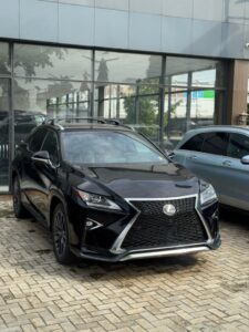 Price review ‼️‼️‼️‼️‼️‼️‼️‼️‼️Foreign used 2017 RX350 F-sport   With original custom duty  Clean black on red interior  Sun roof Thumb start  360 camera  Mouse control  Low mileage  Going for 65m now 43m  Dm before you hear sold  Abuja deal