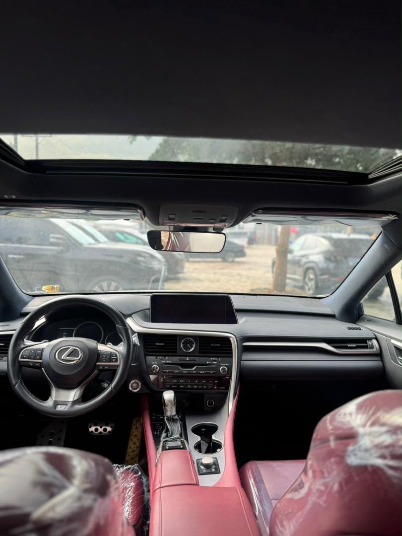
								Price review ‼️‼️‼️‼️‼️‼️‼️‼️‼️Foreign used 2017 RX350 F-sport   With original custom duty  Clean black on red interior  Sun roof Thumb start  360 camera  Mouse control  Low mileage  Going for 65m now 43m  Dm before you hear sold  Abuja deal full									