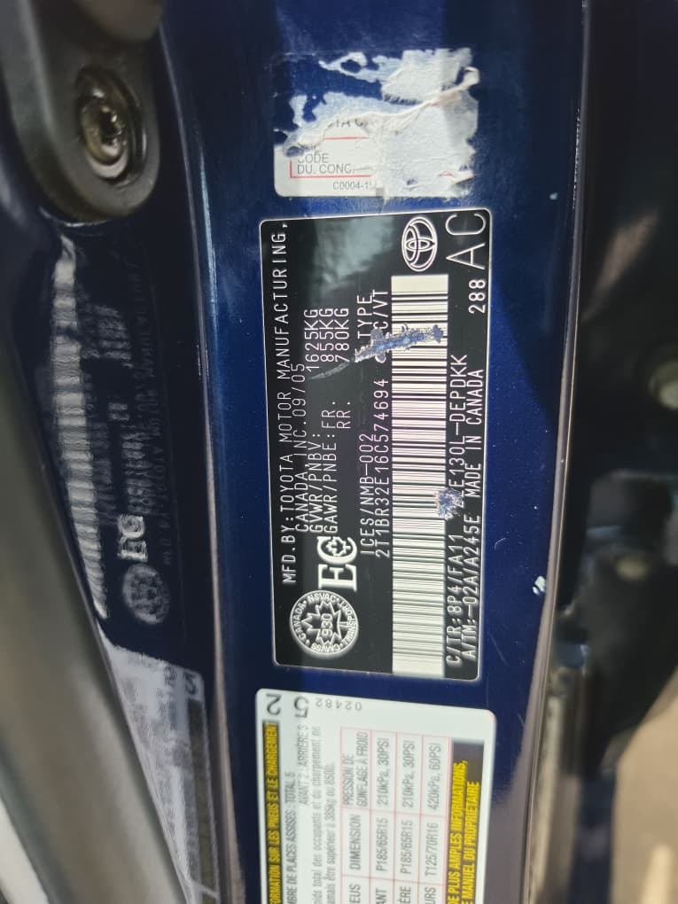
								Extremely clean First body accident free foreign used 2006 Toyota corolla LE with july 2026 duty, nothing to fix going for just 8.8m only full									