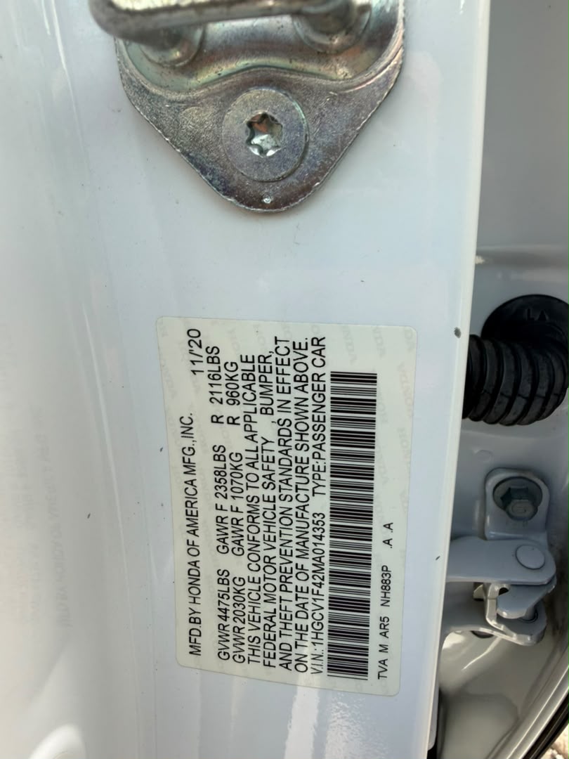 
								CLEAN FOREIGN USED 2021 HONDA ACCORD SPORT  PRICE: 25.5M full									