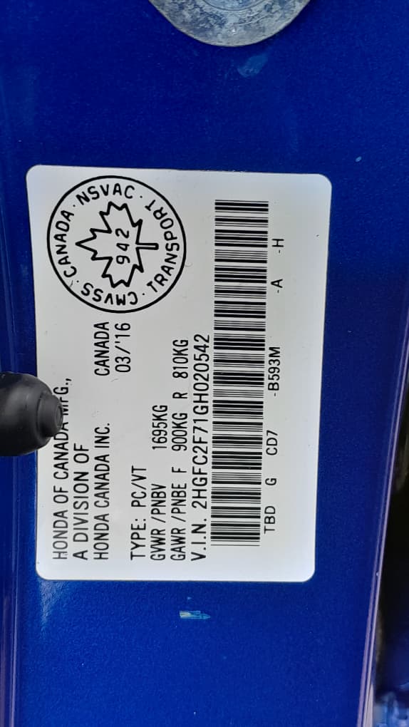 
								FOREIGN USED 2016 HONDA CIVIC WITH ORIGINAL CUSTOM DUTY UNTAMPERED SYSTEM GOING FOR 14.7M ABUJA DEAL full									