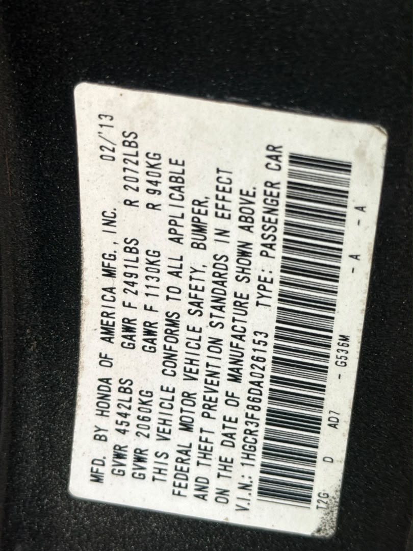 
								Extremely Clean Used Honda Accord 2014 V6 Engine for just 9.9m Abuja full									