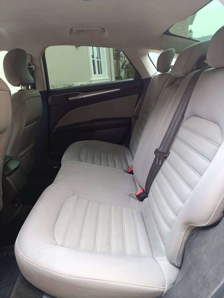 
								First body 2014 Ford fusion Edmund  Edition Untampered Engine and Gear. The interior is superb with ice chilling AC. Car comes with New Tyres and Original Custom papers 6.8m full									