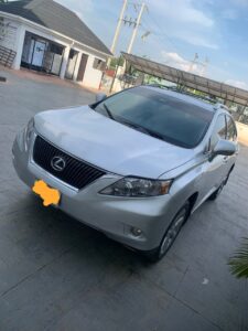 Belgium grade Lexus Rx350 2011 model With unscrew engine and gear  Factory fitted Ac In a buy and drive condition  Going for 11.5m to owner  Location 📍Abuja owner house 🏡  Buyer settles 300k