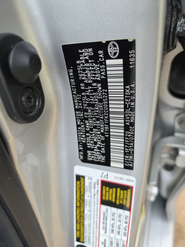 
								QUICKEST SWEET DEAL:  EXTREMELY SHARP HIGEHST GRADE FOREIGN USED 2012 ON BELT TOYOTA CAMRY SE WITH SUNROOF, MINT INTERIOR, NO SINGLE 9JA PAINT WITH UNTAMPARED ENGINE ND GEAR.GOING FOR JUST 13.5M. full									