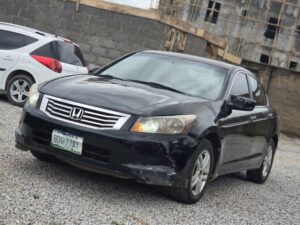 Mad Distress alert ⚠️📢 Super sharp Honda Accord 2011 model with 100% untampered engine and gear Ac needs attention selling for 👉3.7m buyer settle 100k Location Abacha road Nyanya Abuja deal Car is with me directly