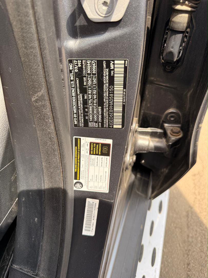 
								distress 2023 GLE Mercedes Benz (2017 on belt upgrade) bought toks in January 2026 going for 36.5M ABUJA full									