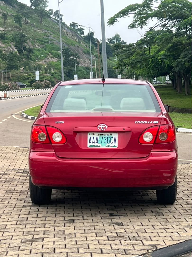 
								Few months used Toyota Corolla 2007 engine and gearbox untempered AC chilling nothing to fix  Going for 6.5m abujadeal full									